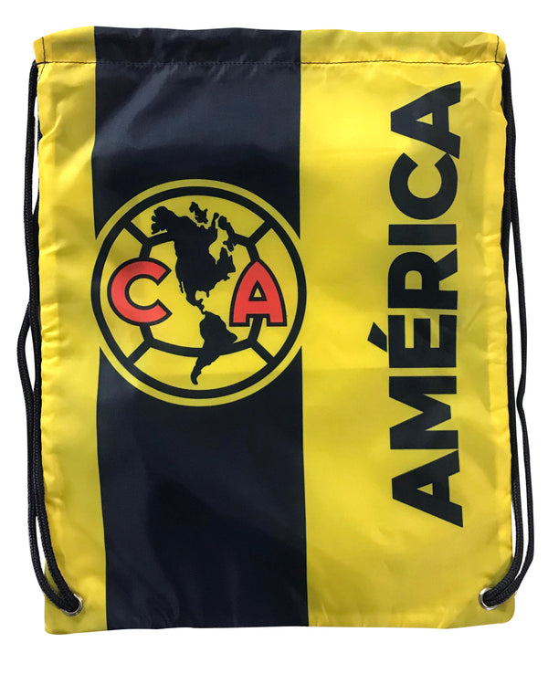 Club Am??rica Logo Drawstring Cinch Bag by Icon Sports