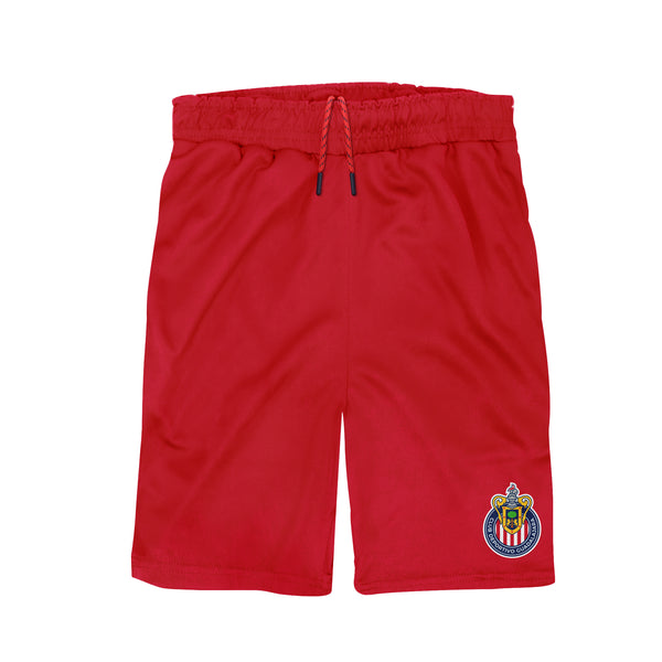 Chivas Youth Athletic Soccer Shorts - Red by Icon Sports