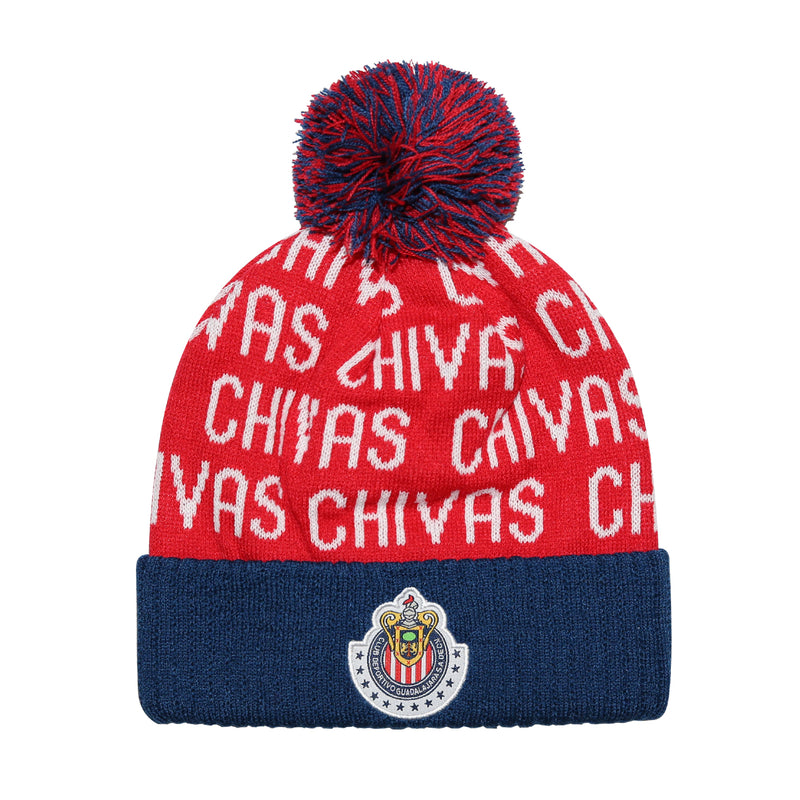 Chivas Solid Cuff Pom Beanie by Icon Sports