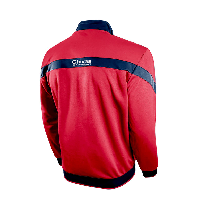Chivas de Guadalajara Adult Men's Full-Zip Track Jacket - Red by Icon Sports