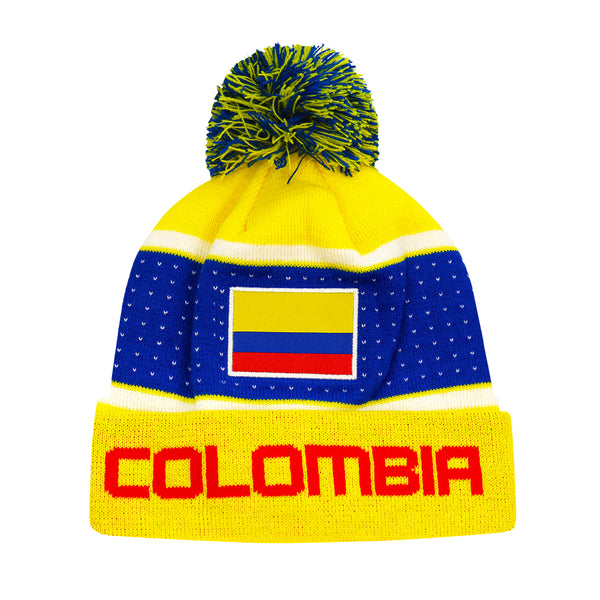 Colombia "Pegged" Adult Unisex Beanie by Icon Sports