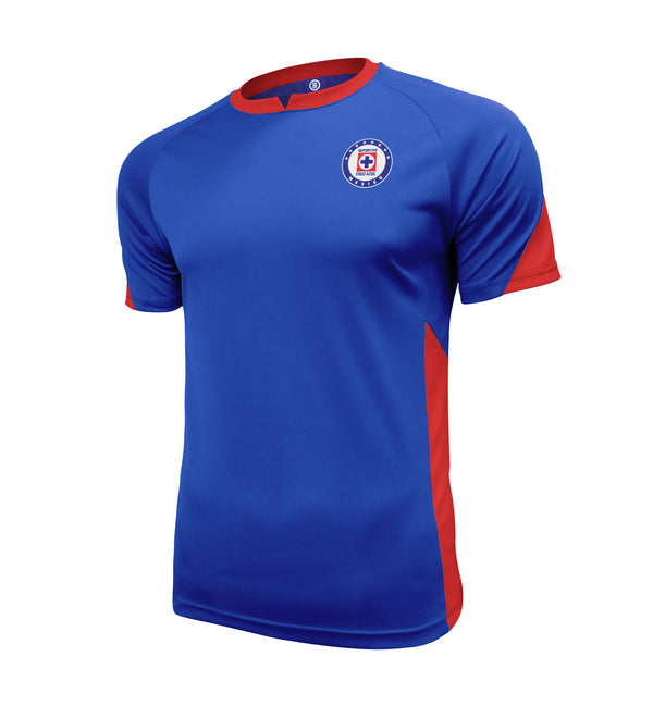 Cruz Azul Game Day Striker Shirt - Blue/Red by Icon Sports