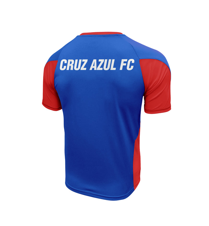 Cruz Azul Game Day Striker Shirt - Blue/Red by Icon Sports