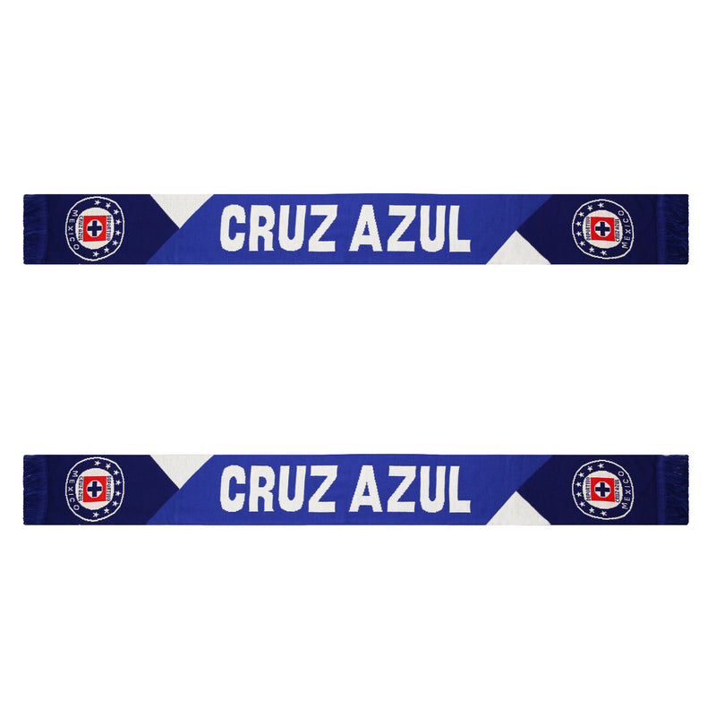 Cruz Azul Facet Reversible Soccer Fan Scarf by Icon Sports