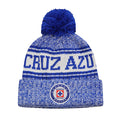 Cruz Azul Crowned Youth Pom Pom Beanie by Icon Sports