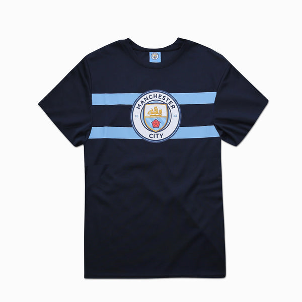 Manchester City Youth Printed Logo Tee by Icon Sports
