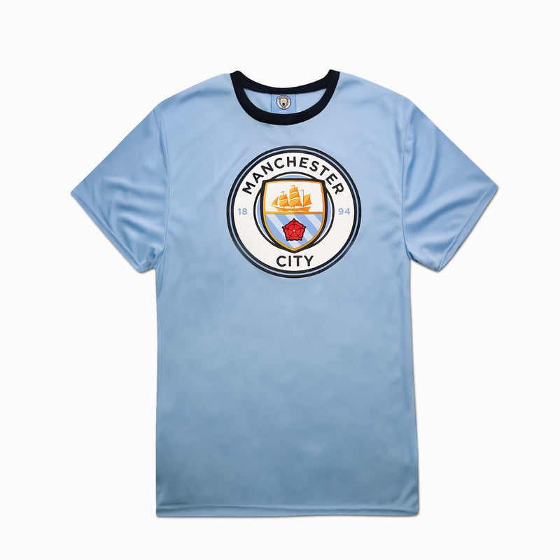 Manchester City F.C. Youth Logo Polyester T-Shirt