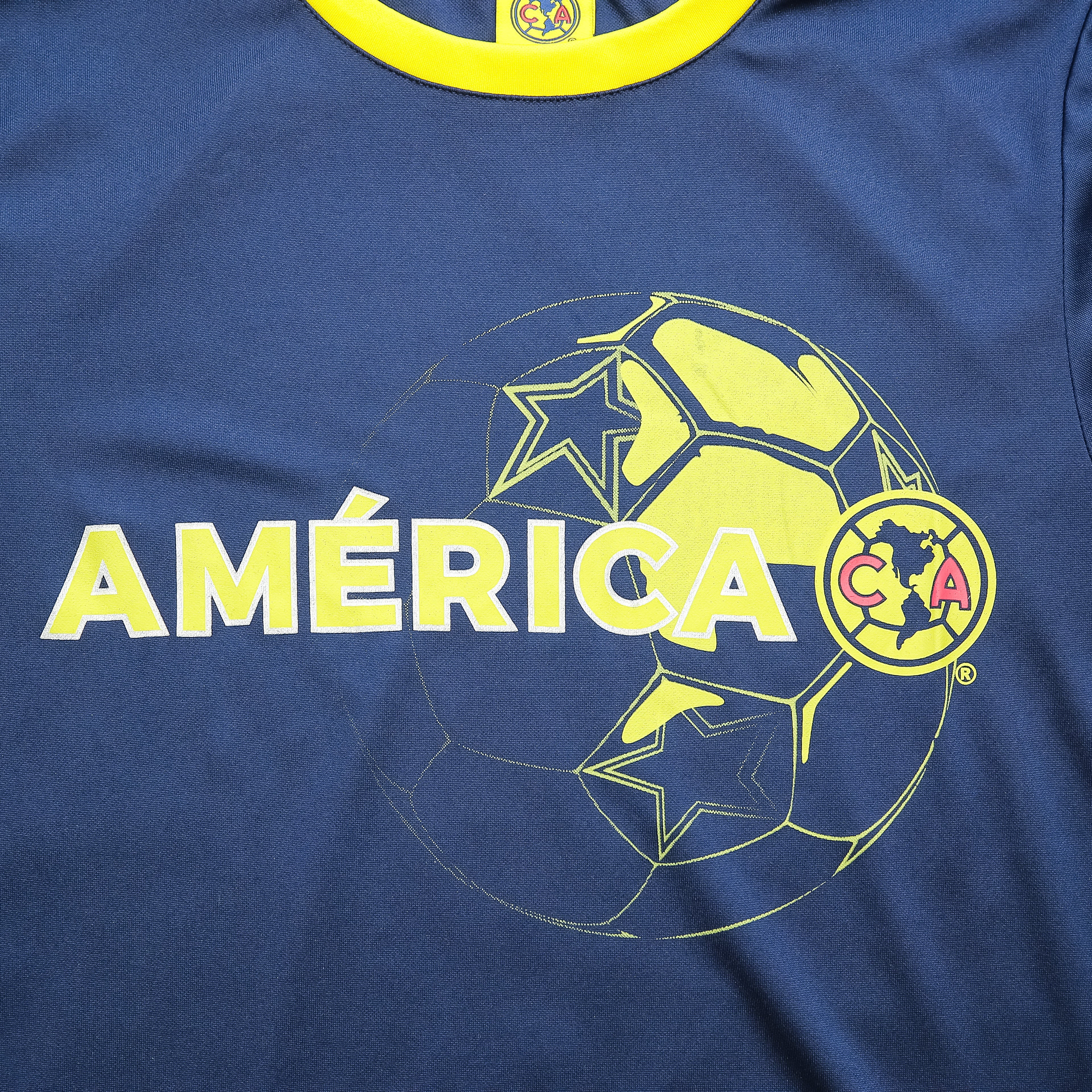 Club America Youth Graphic Polyester T-Shirt