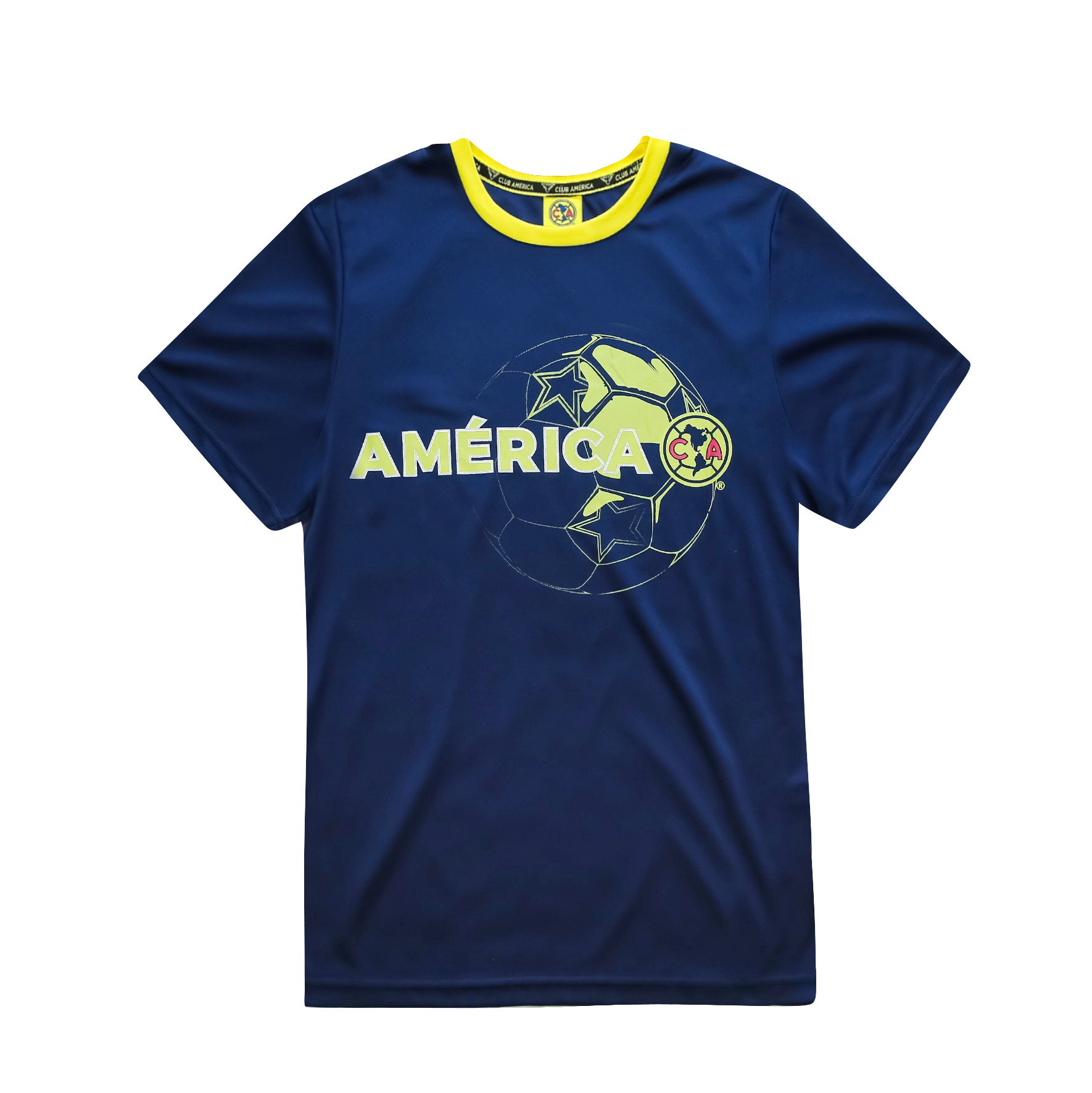 Club America Youth Graphic Polyester T-Shirt