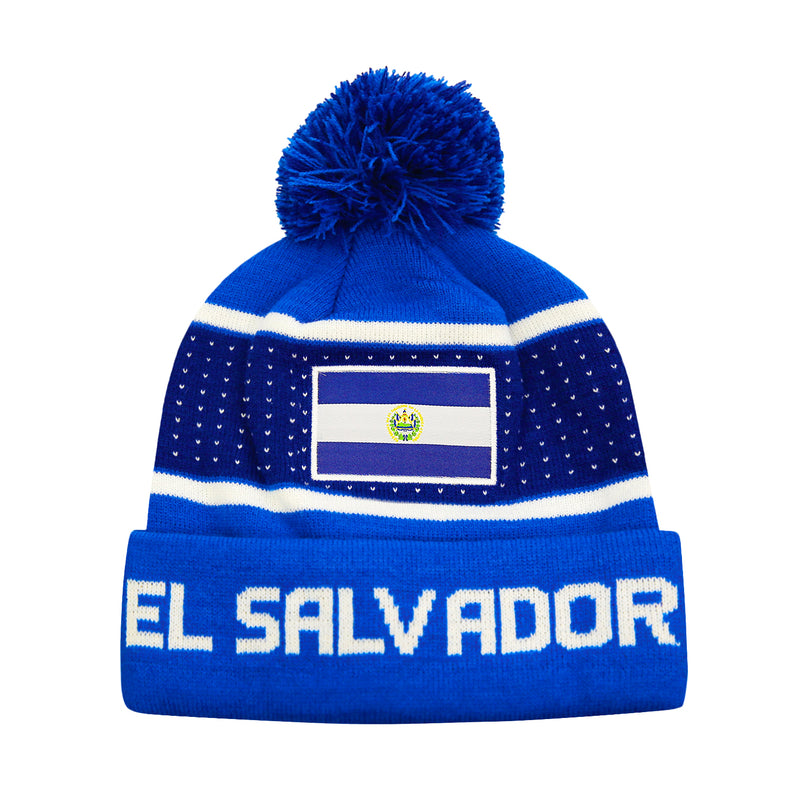 El Salvador "Pegged" Adult Unisex Beanie by Icon Sports