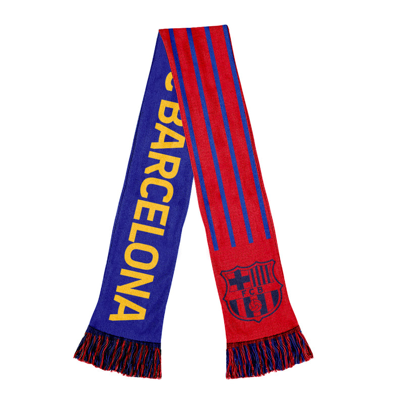 fc barcelona scarf in red