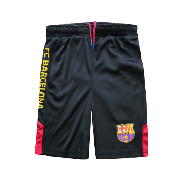 FC Barcelona Black Youth Shorts by Icon Sports