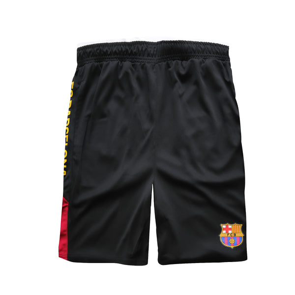 FC Barcelona Youth Shorts in Black by Icon Sports