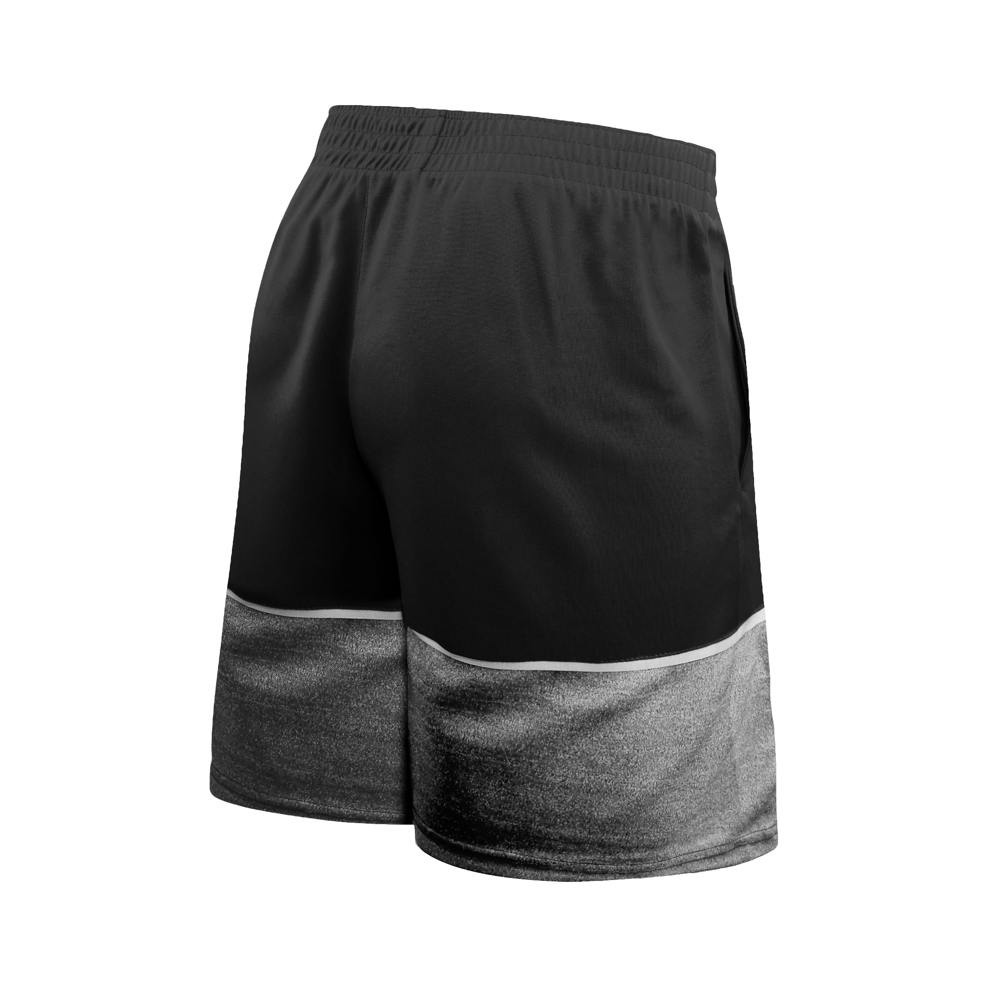 FC Barcelona Reflective Athletic Soccer Shorts in Black by Icon Sports