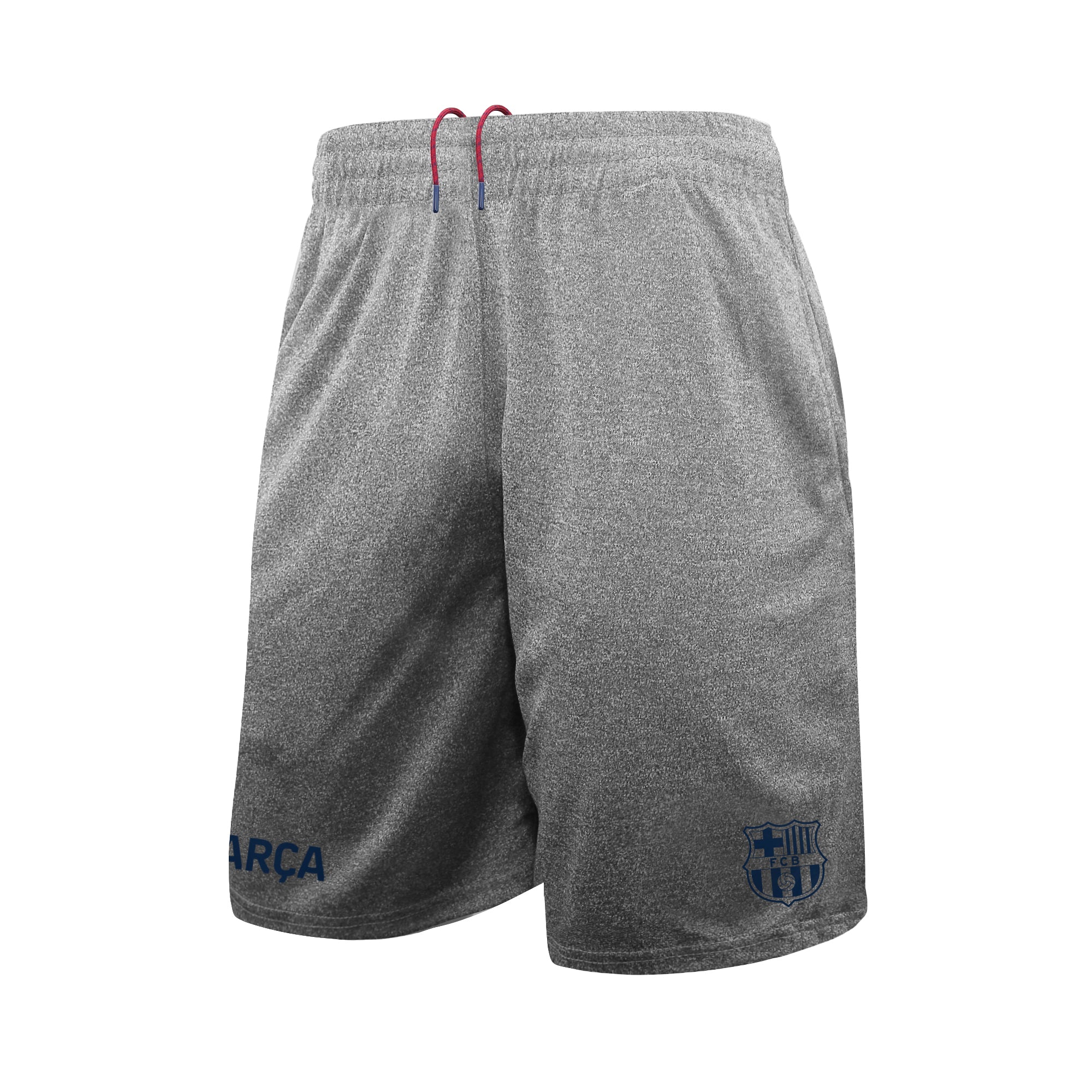 FC Barcelona Logo Men's Shorts - Navy by Icon Sports