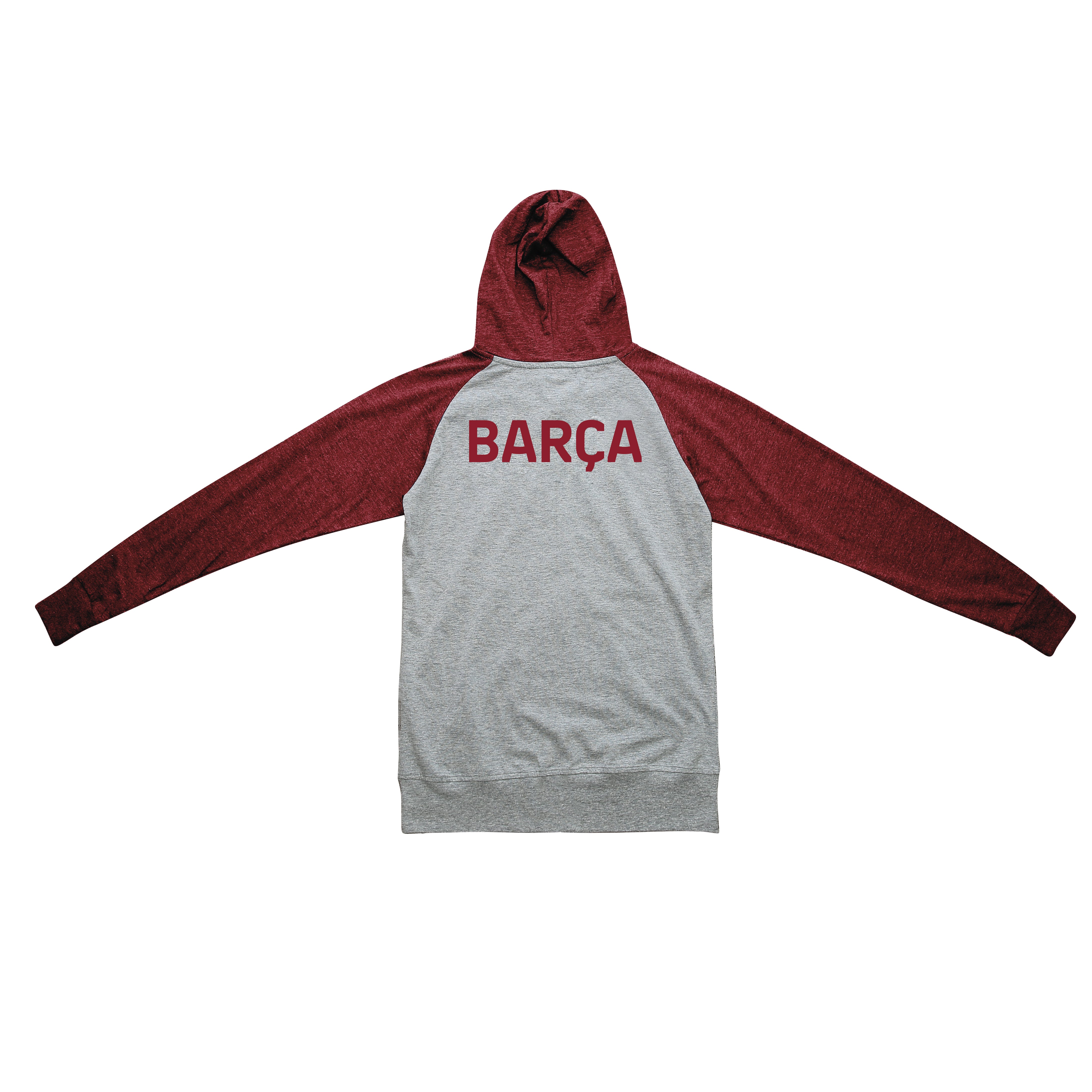 FC Barcelona Youth Lightweight Full-Zip Hoodie - Navy by Icon Sports