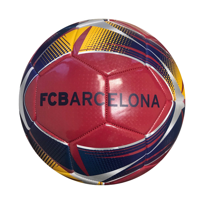 FC Barcelona Official Size 5 Soccer Ball - Maroon by Icon Sports