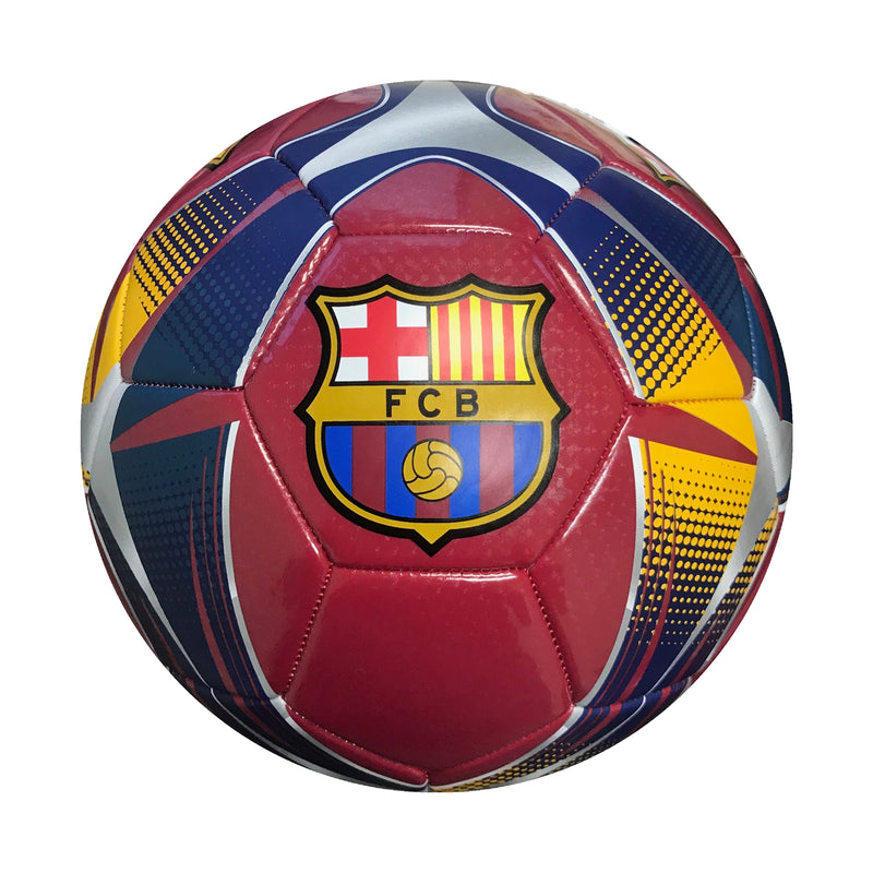 FC Barcelona Official Size 5 Soccer Ball - Maroon by Icon Sports