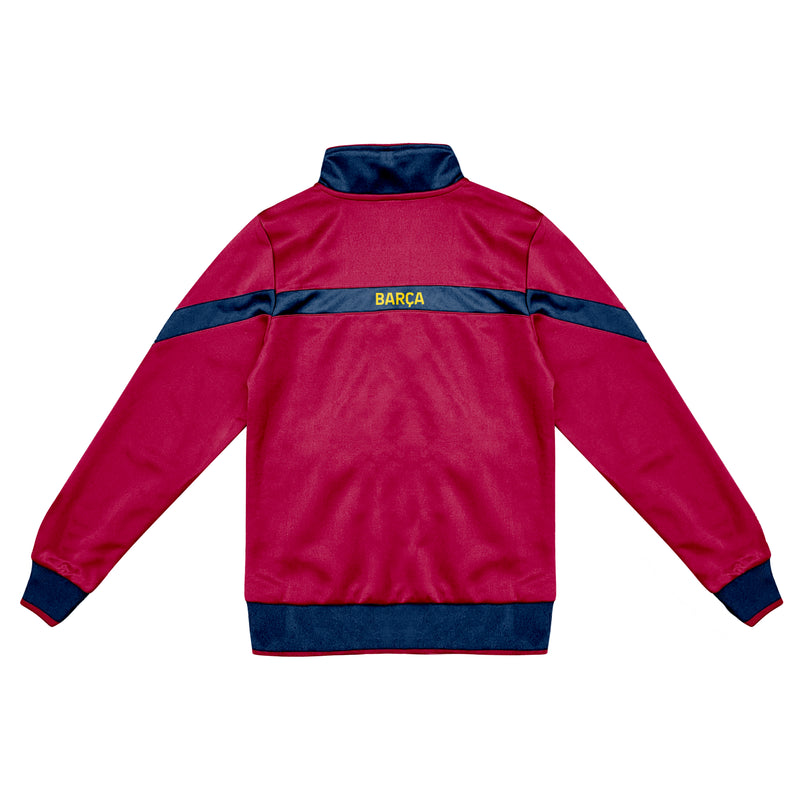 FC Barcelona Youth Full-Zip Bar??a Track Jacket - Navy by Icon Sports