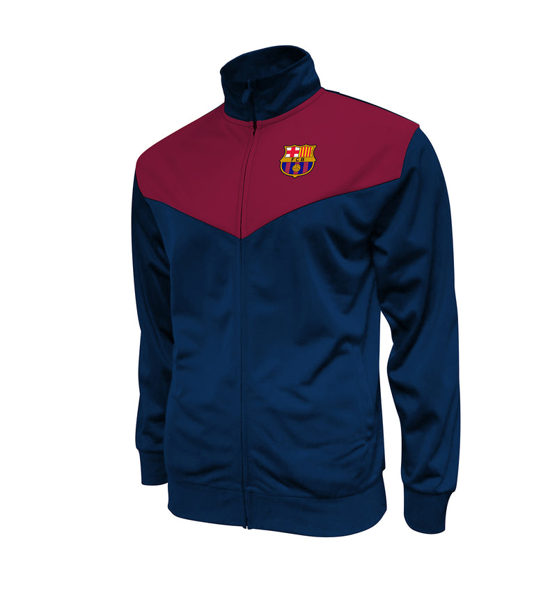 FC Barcelona Adult Full-Zip "NextGen" Track Jacket by Icon Sports