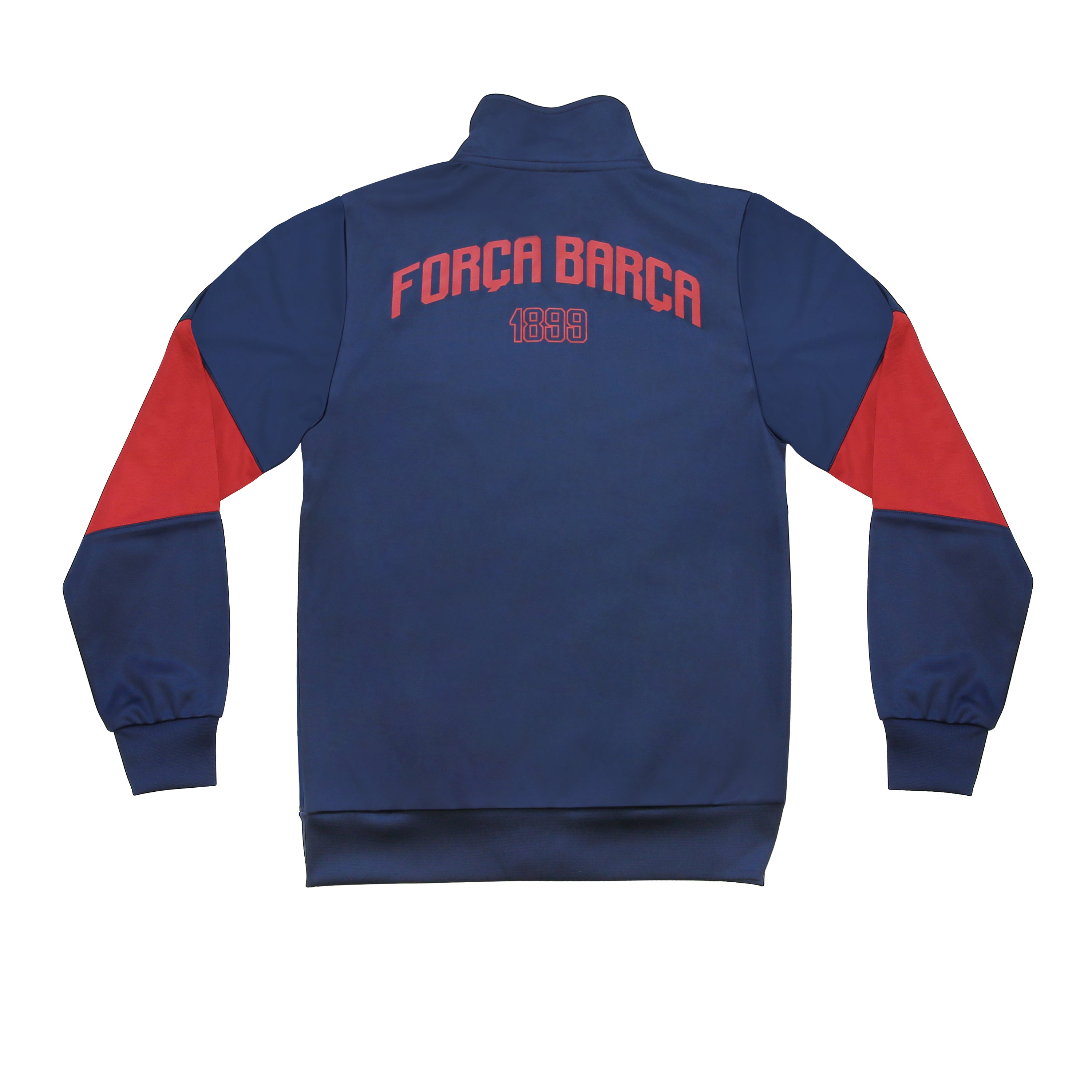 FC Barcelona Youth Full-Zip "Touchline" Track Jacket in Navy by Icon Sports