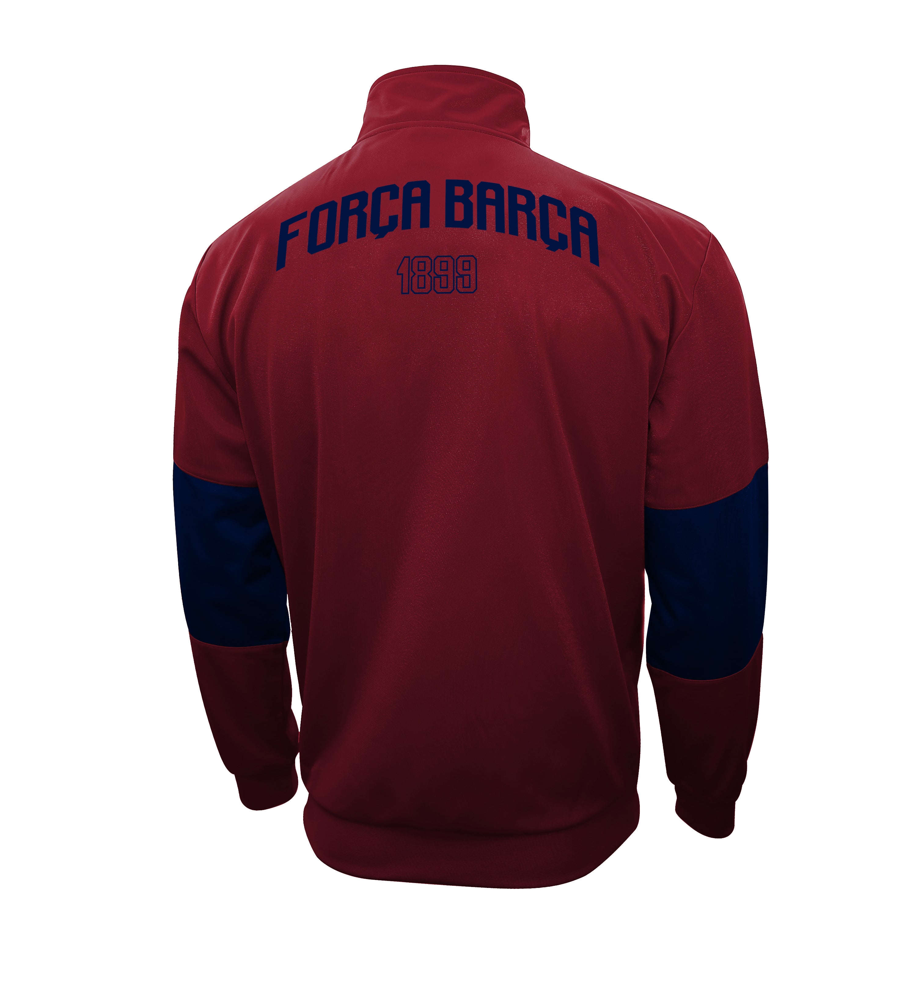 FC Barcelona Adult Full-Zip "Touchline" Track Jacket - Red by Icon Sports