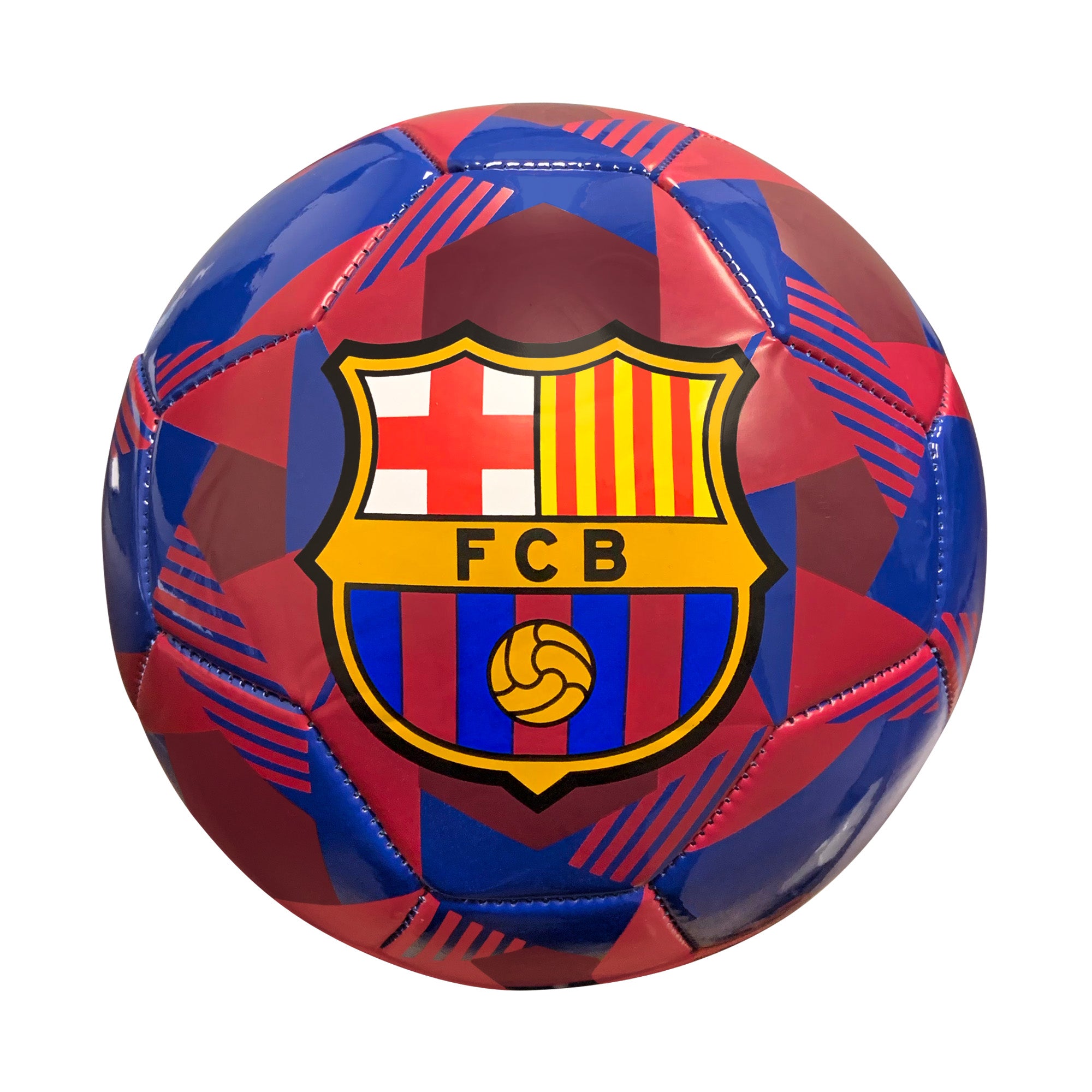 FC Barcelona Prism Size 5 Soccer Ball - Navy by Icon Sports