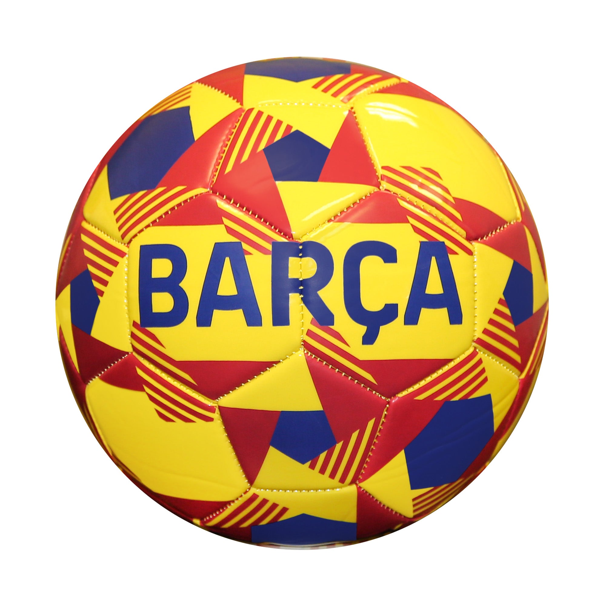 FC Barcelona Prism Size 5 Soccer Ball - Yellow by Icon Sports