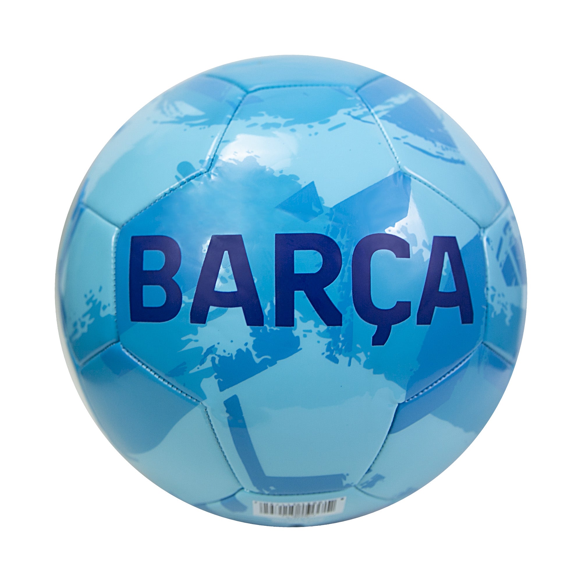 FC Barcelona Brush Size 5 Soccer Ball - Teal by Icon Sports