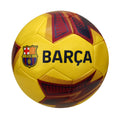 FC Barcelona Pop Art Classic Size 5 Soccer Ball - Yellow by Icon Sports