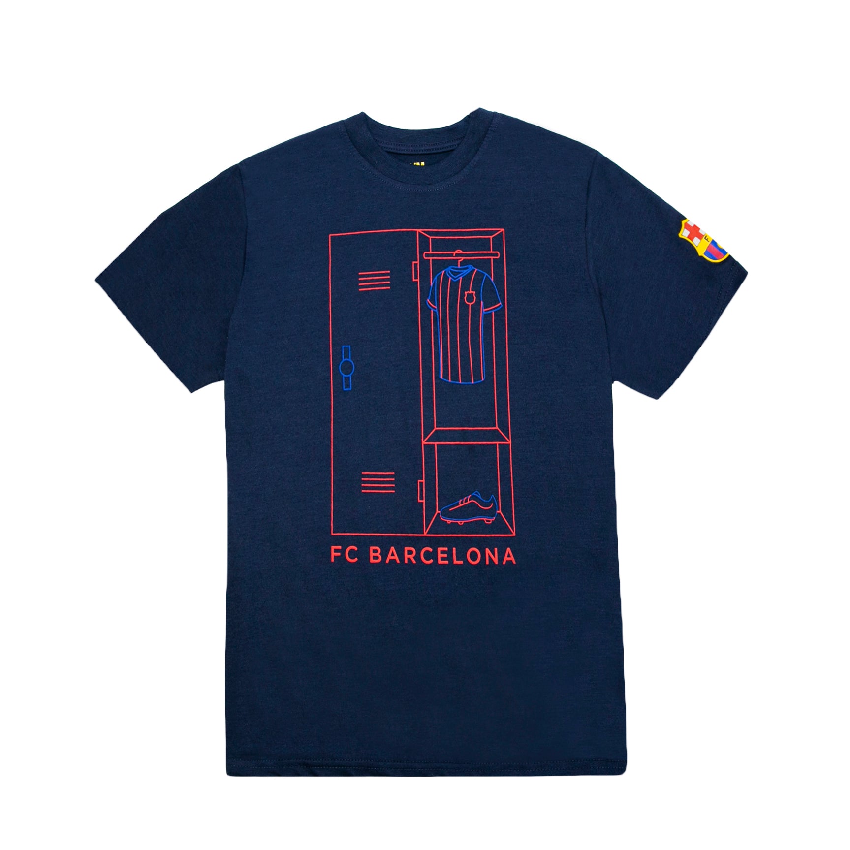 FC Barcelona "Next Play" Youth T-Shirt - Navy by Icon Sports