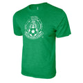 Mexico National Soccer Team Distressed Logo T-Shirt - Heather Kelly by Icon Sports