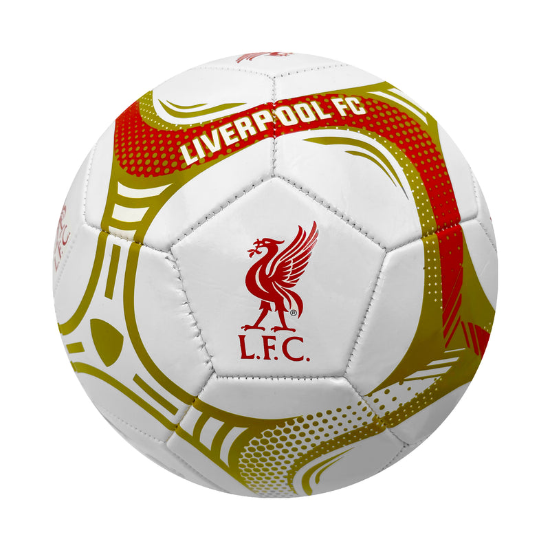 Liverpool FC White Comet Size 5 Soccer Ball