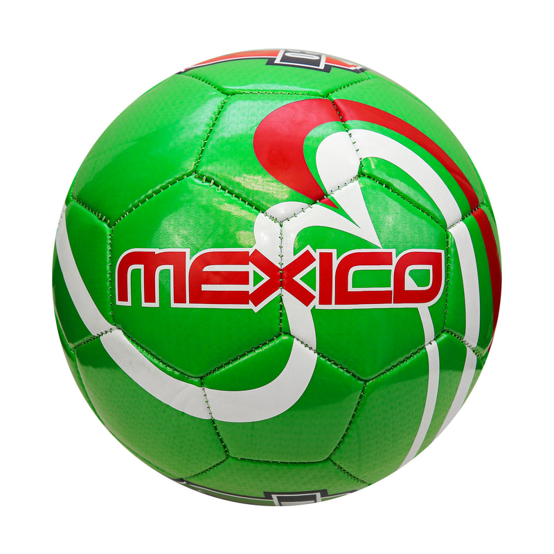 FIFA World Cup Soccer Ball Size 5, Mexico Flag Print 