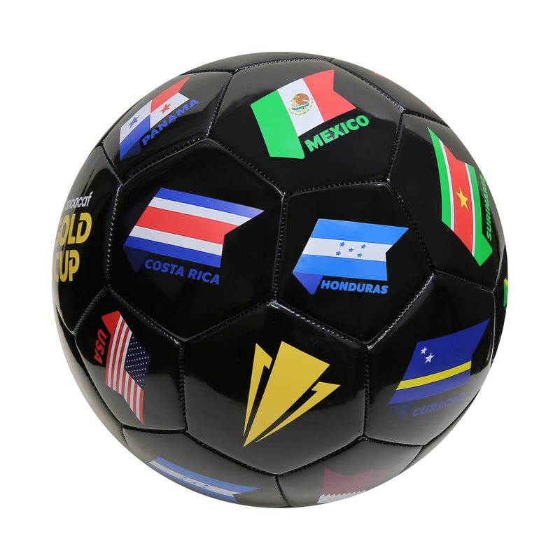 Gold Cup Flags Size 5 Soccer Ball by Icon Sports
