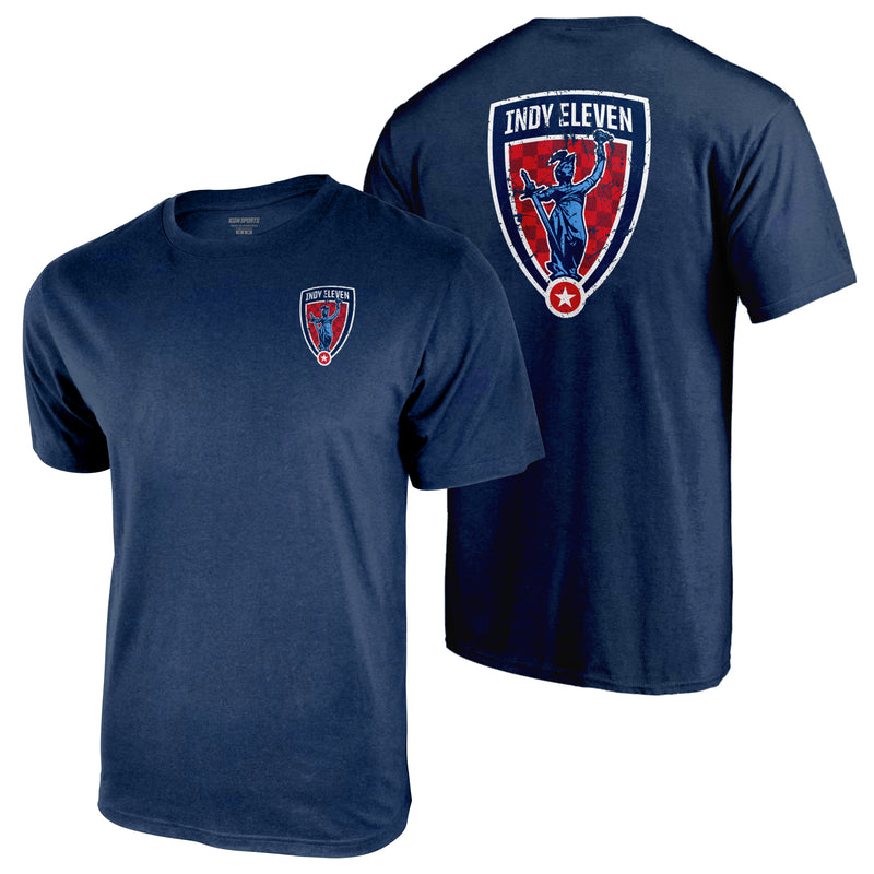 Indy Eleven USL Adult Men's Graphic T-Shirt in Navy by Icon Sports