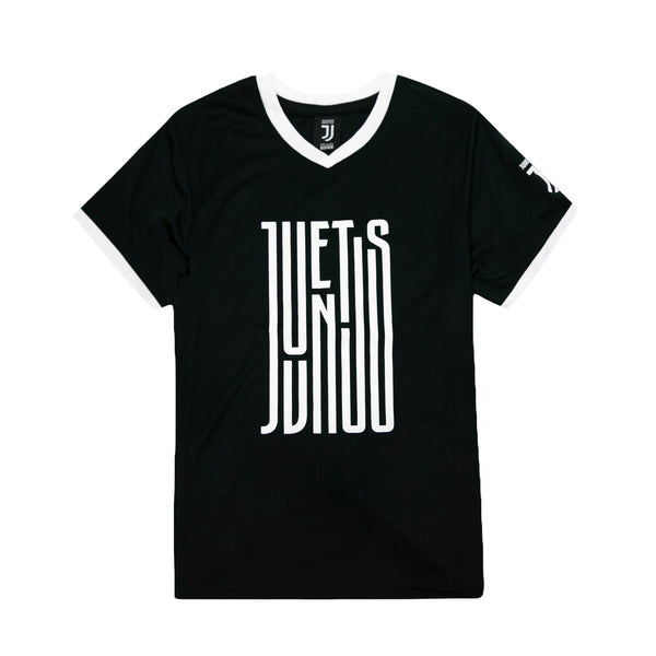Juventus Youth Liquid Logo Training Class Shirt - Black by Icon Sports