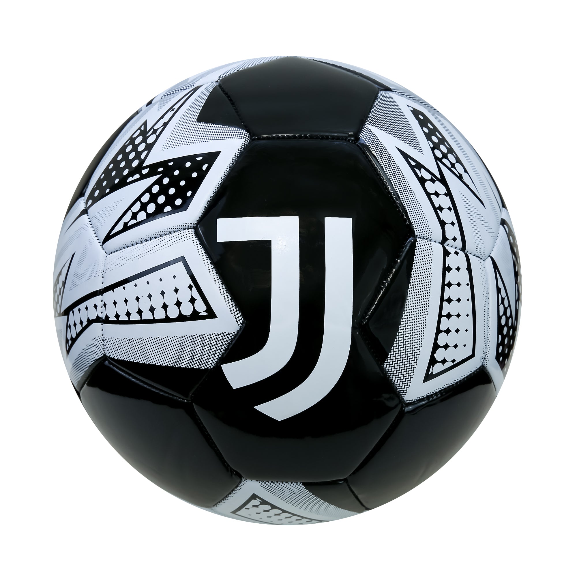 Juventus Pop Art Classic Size 5 Soccer Ball - Light Blue by Icon Sports