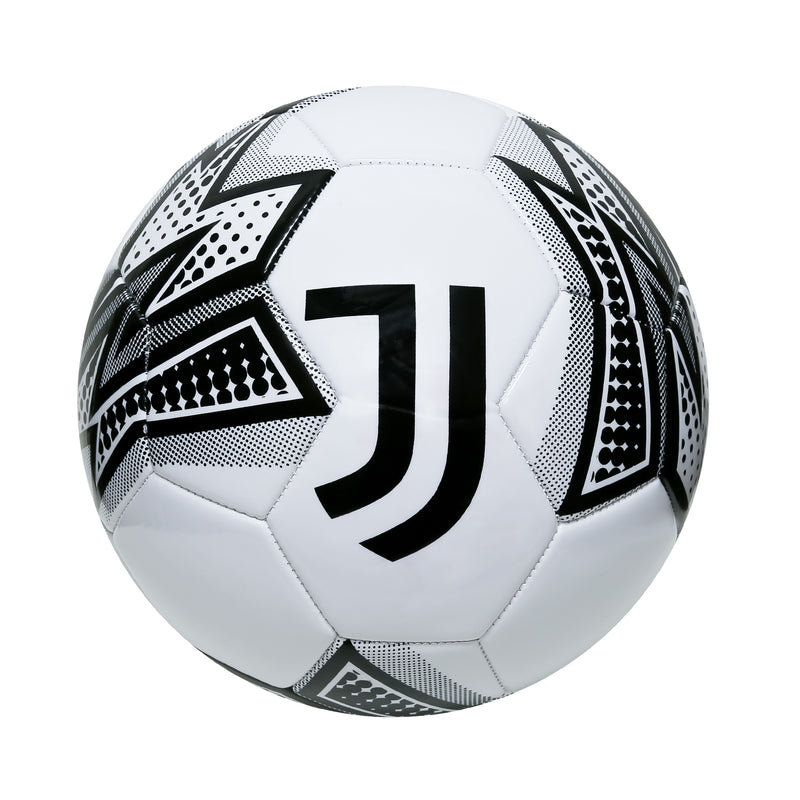 Juventus Pop Art Classic Size 5 Soccer Ball - Black by Icon Sports