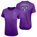 Louisville City USL Adult Women's Graphic T-Shirt in Purple by Icon Sports