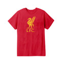 Liverpool FC Liverbird Logo Youth T-Shirt - Black by Icon Sports