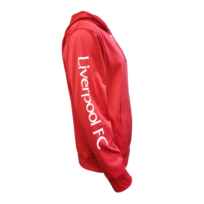 Liverpool FC Pullover Hoodie - Red wordmark by Icon Sports