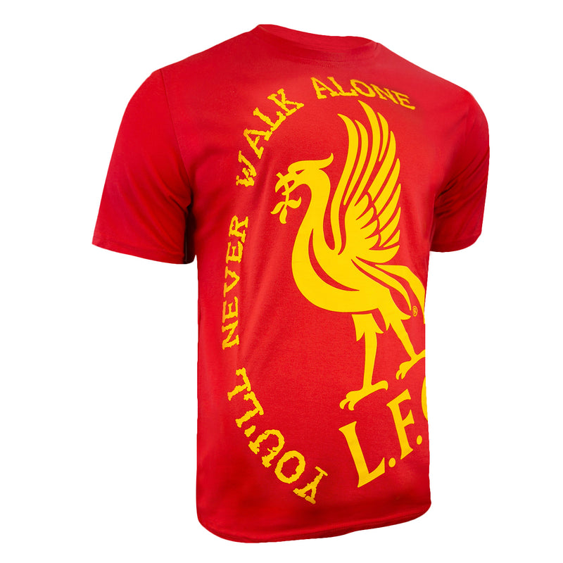 Liverpool FC Walk Alone Graphic T-Shirt - Red by Icon Sports