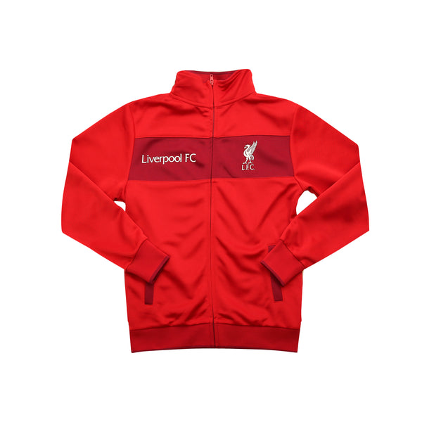 Liverpool FC Centered Full-Zip Youth Track Jacket by Icon Sports