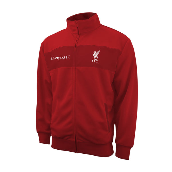 Liverpool FC Centered Adult Full-Zip Track Jacket by Icon Sports