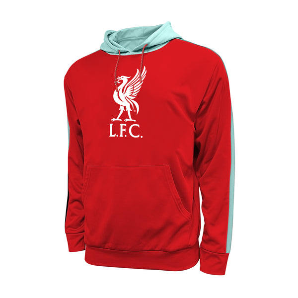 Liverpool FC Side Step Pullover Hoodie by Icon Sports