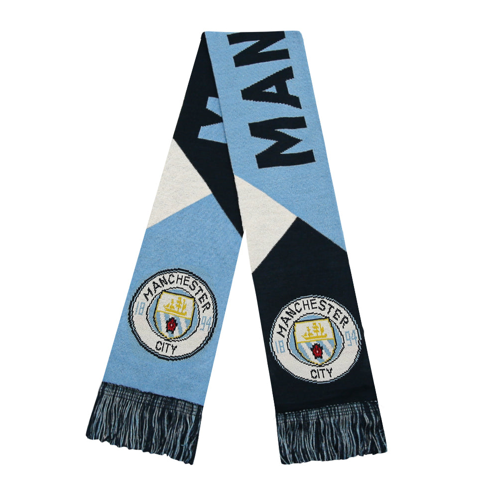 Manchester City Facet Reversible Fan Scarf by Icon Sports