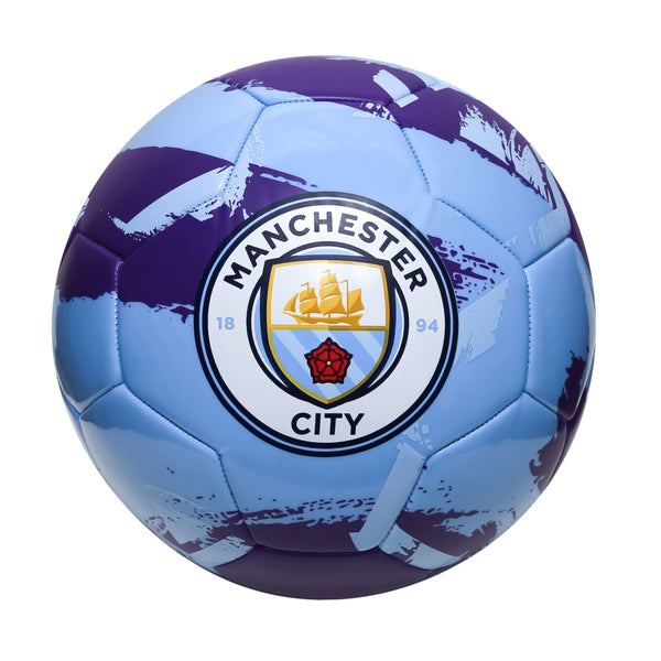 Manchester City Brush Regulation Size 5 Soccer Ball by Icon Sports