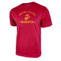 U.S. Marine Corps Arched Adult Graphic T-Shirt by Icon Sports