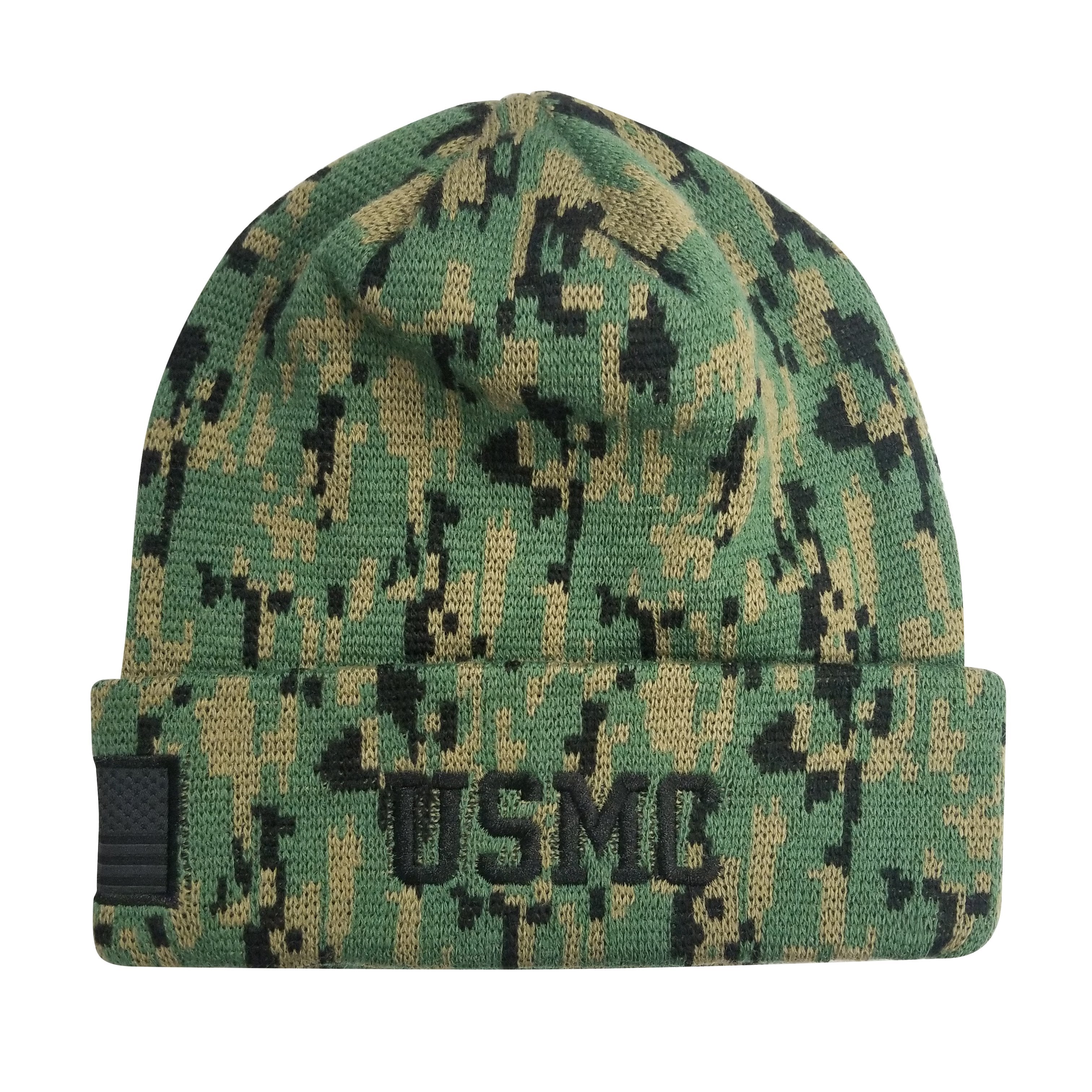 U.S. Marine Corps USMC Digital Camo Cuffed Beanie by Icon Sports